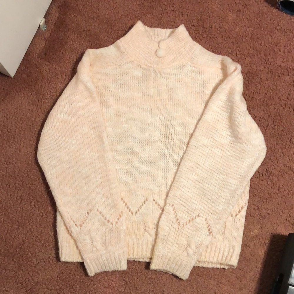 Vintage Spice of Life Peach Colored Sweater